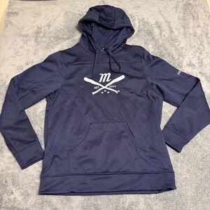 Marucci Baseball Hoodie Pullover Navy Blue Men's XL "Est 2004" Logo